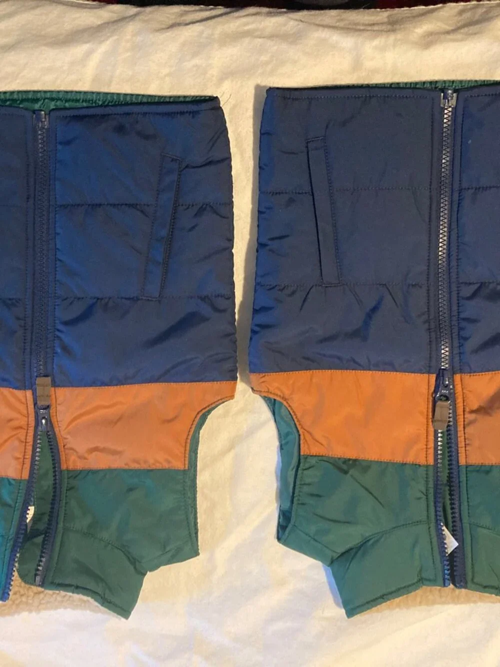 Carter’s Boys 3T Zip-Up Sherpa Collar Puffer Vest With Pockets (lot of 2)